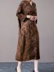 Vintage-Inspired Brown Floral Maxi Dress - Image 4