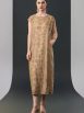 Chic Brown Sleeveless Maxi Dress with Polka Dot Texture - Image 15