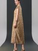 Chic Brown Sleeveless Maxi Dress with Polka Dot Texture - Image 17