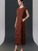 Chic Brown Sleeveless Maxi Dress with Polka Dot Texture - Image 12