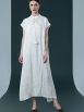 Elegant Black Cap-Sleeve Maxi Dress with Tie Neck - Image 10