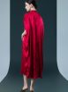 Golden Silk Embroidered Midi Kaftan Dress - Image 12