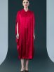 Golden Silk Embroidered Midi Kaftan Dress - Image 8