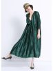 Elegant Black and Gold Floral Maxi Dress - Image 6