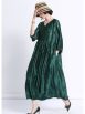 Elegant Black and Gold Floral Maxi Dress - Image 2