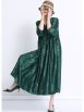 Elegant Black and Gold Floral Maxi Dress - Image 9