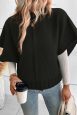 Cozy Cable Knit Long Sleeve Crew Neck Sweater Mini Dress - Image 19