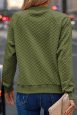Cozy Cable Knit Long Sleeve Crew Neck Sweater Mini Dress - Image 2