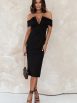 Solid Color Sleeveless Slim Irregular Dress - Image 5