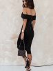 Solid Color Sleeveless Slim Irregular Dress - Image 2